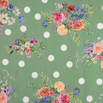 Gabardina Elástica Cretona Lunar Verde Salvia - Ribes y Casals