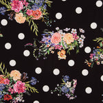 Gabardina Elástica Cretona Lunar Negro - Ribes y Casals