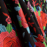 Gabardina Elástica Manila Negro - Ribes y Casals