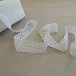 Encaje Bolillo Blanco 45mm - Ribes y Casals