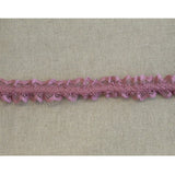 Encaje Bolillo Nylon Rosa 25mm - Ribes y Casals