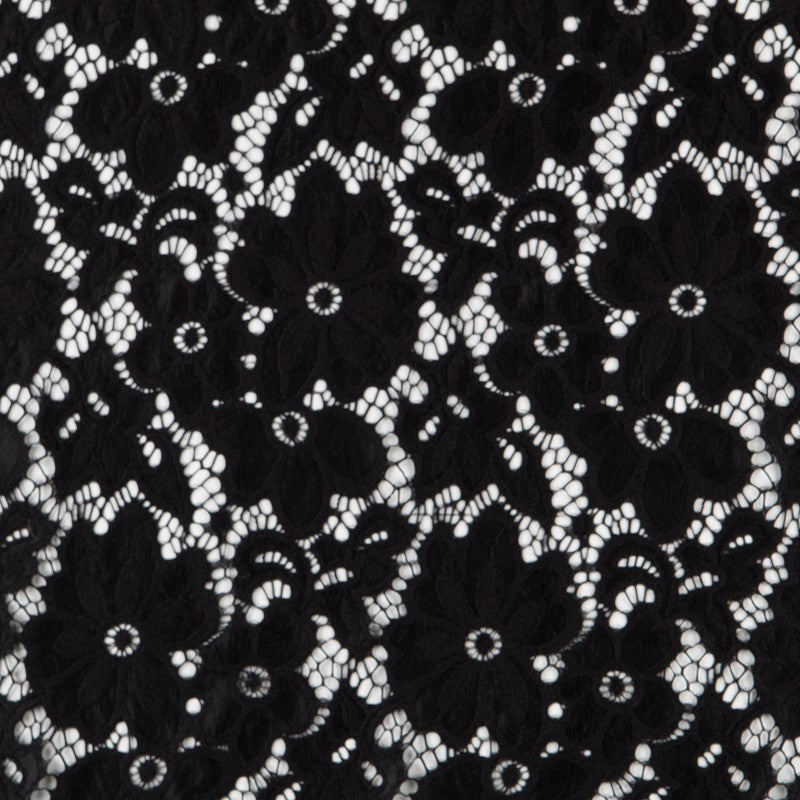 Encaje Elástico Flamenca Negro - Ribes y Casals