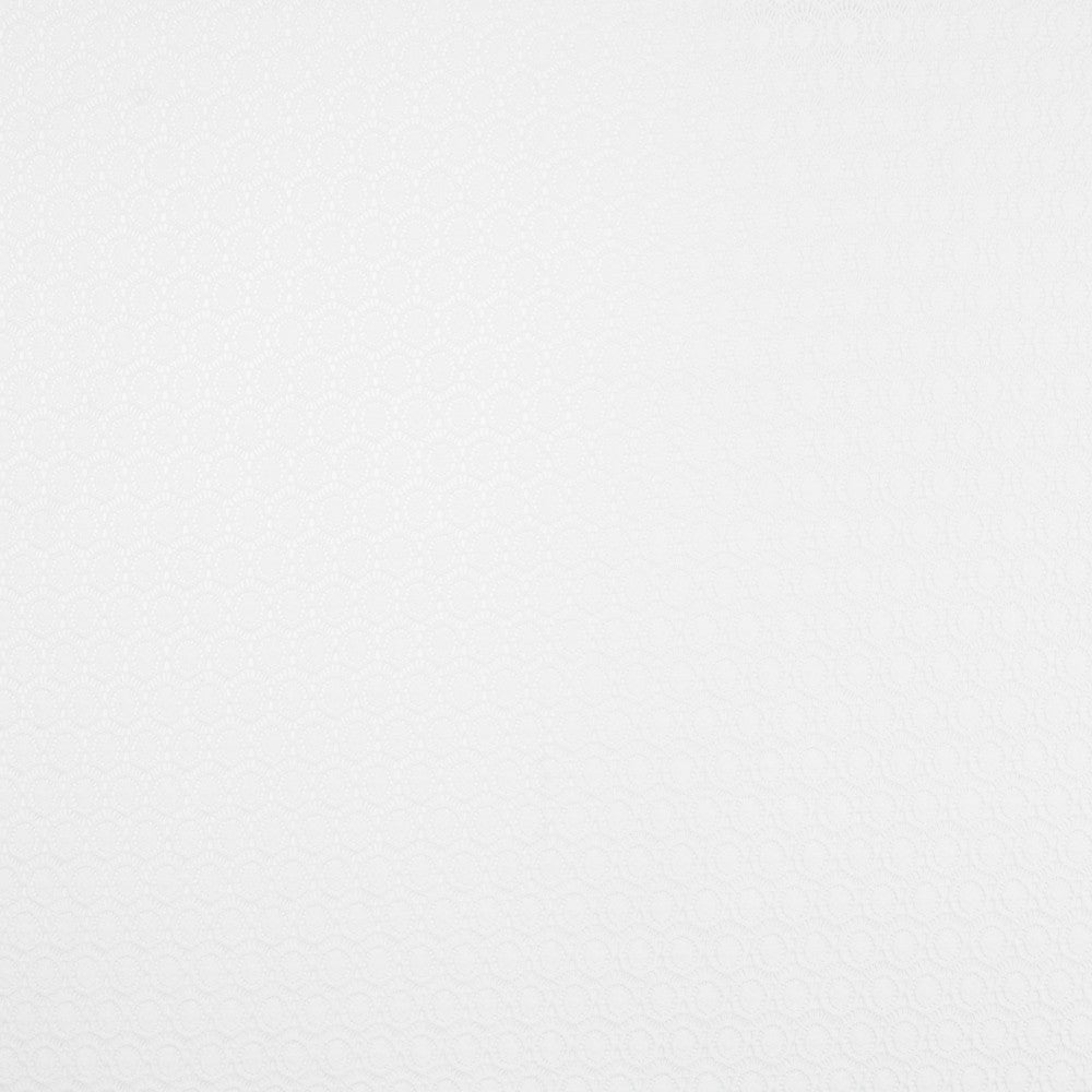 Encaje Elástico Geométrico Blanco Natural - Ribes y Casals