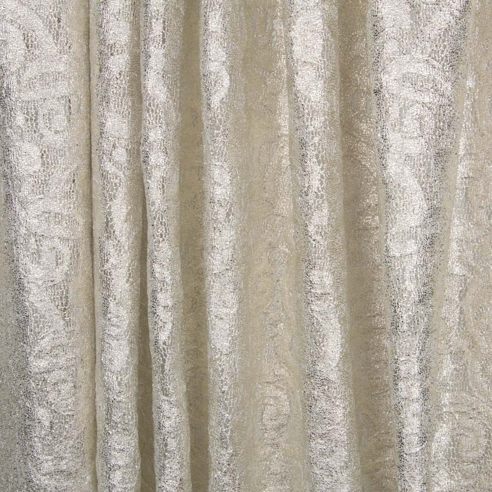 Encaje Lamé Oro Blanco - Ribes y Casals