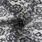 Encaje Lurex Negro Plata - Ribes y Casals