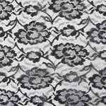 Encaje Lurex Negro Plata - Ribes y Casals