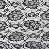 Encaje Lurex Negro Plata - Ribes y Casals