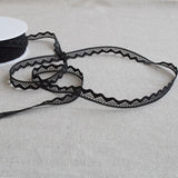 Encaje Nylon Negra 10mm - Ribes y Casals