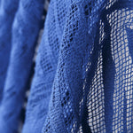 Retal Encaje Zigzag Azulón 90x135 cm - Ribes y Casals