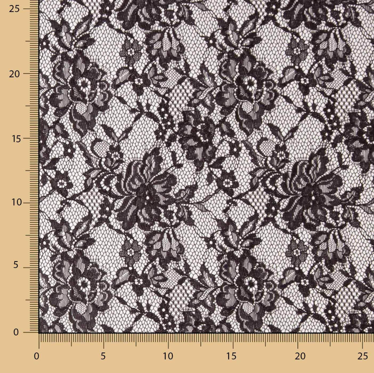 Encaje Chantilly Chocolate - Ribes y Casals