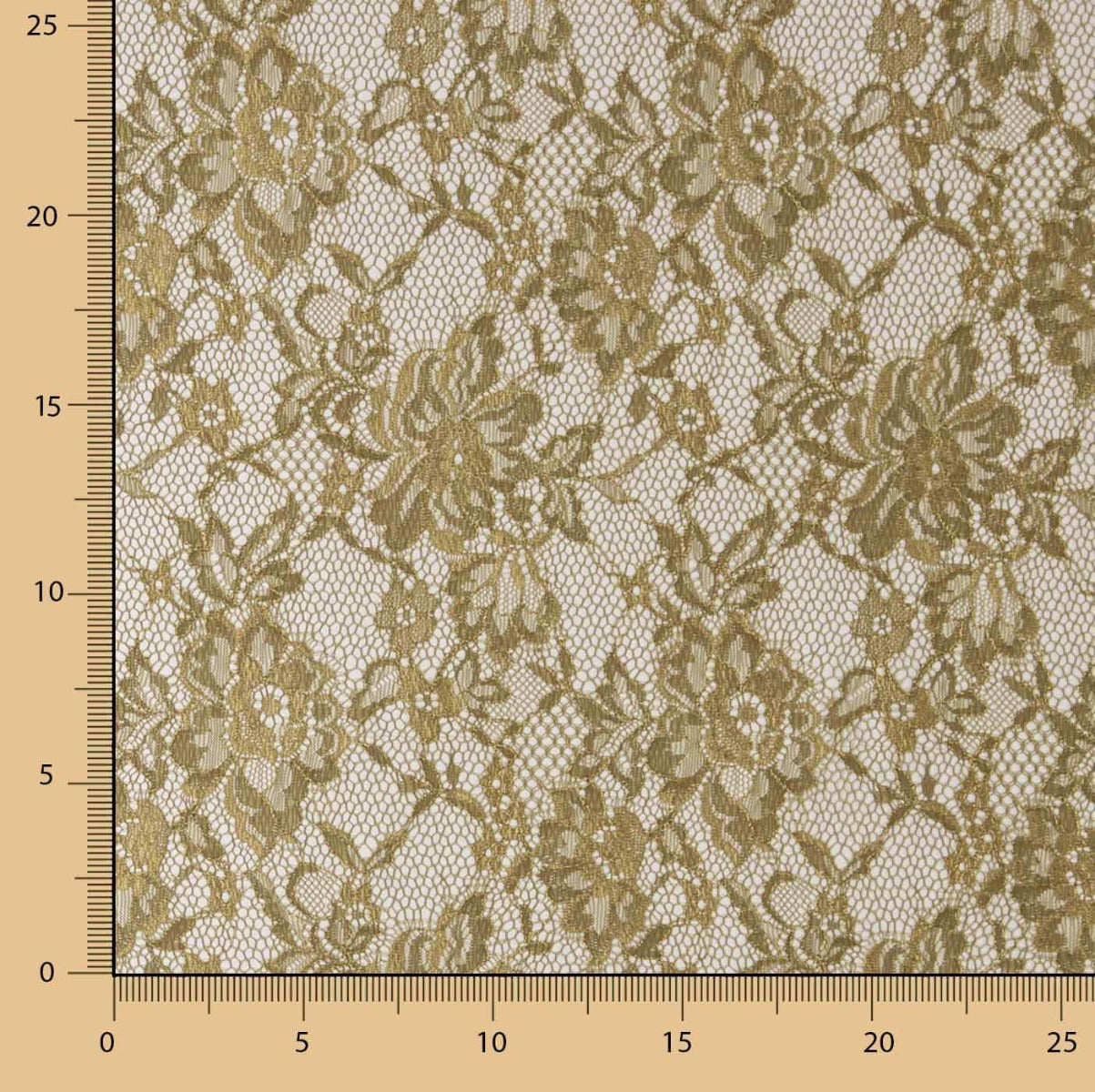 Encaje Chantilly Oro Viejo - Ribes y Casals