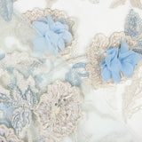 Encaje Lurex Fantasía Verde Agua - Ribes y Casals