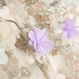 Encaje Lurex Fantasía Verde Pálido - Ribes y Casals