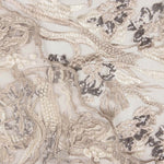 Encaje Ramas Lentejuela Gris - Ribes y Casals