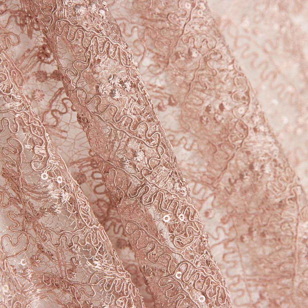 Encaje Rebrodé Rosa Palo - Ribes y Casals