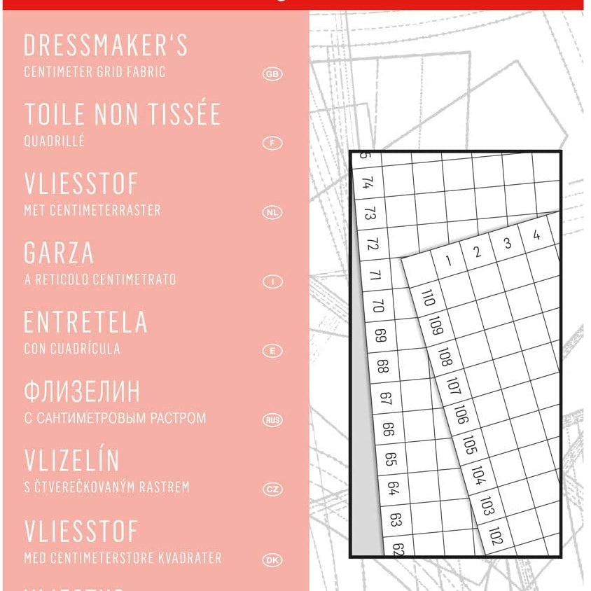 Entretela Cuadrícula Burda - Ribes y Casals