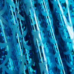 Foil Printed Escamas Hologram Azul - Ribes y Casals