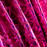 Foil Printed Escamas Hologram Fucsia - Ribes y Casals