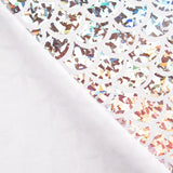 Foil Printed Escamas Hologram Blanco - Ribes y Casals