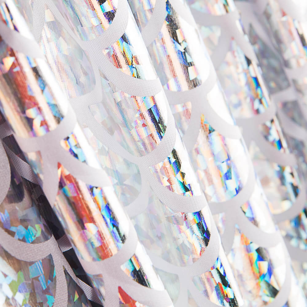 Foil Printed Escamas Hologram Blanco - Ribes y Casals