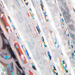 Foil Printed Escamas Hologram Blanco - Ribes y Casals