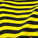 Estampados Satén Metálico Amarillo Negro - Ribes y Casals