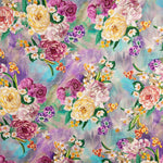 Fama Strecht Cretona Acuarela Verde - Ribes y Casals