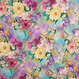 Fama Strecht Cretona Acuarela Verde - Ribes y Casals