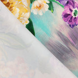 Fama Strecht Cretona Acuarela Verde - Ribes y Casals