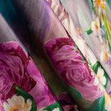 Fama Strecht Cretona Acuarela Verde - Ribes y Casals