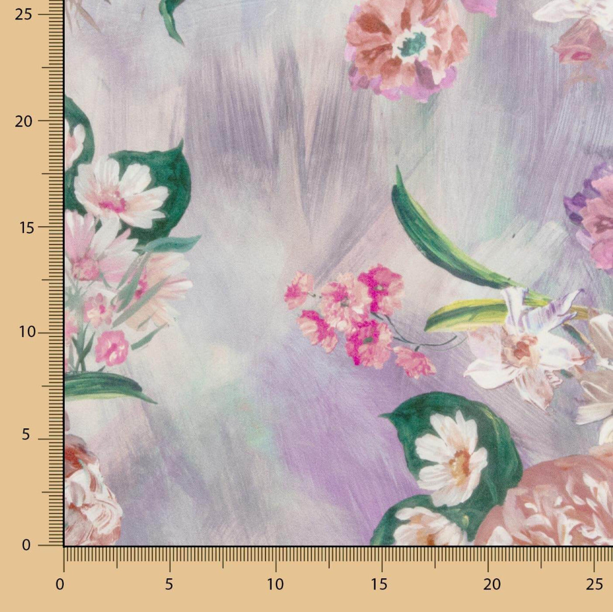 Fama Strecht Cretona Acuarela Lila - Ribes y Casals