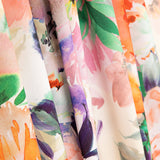 Fama Strech Flor Primavera Gris Porcelana - Ribes y Casals