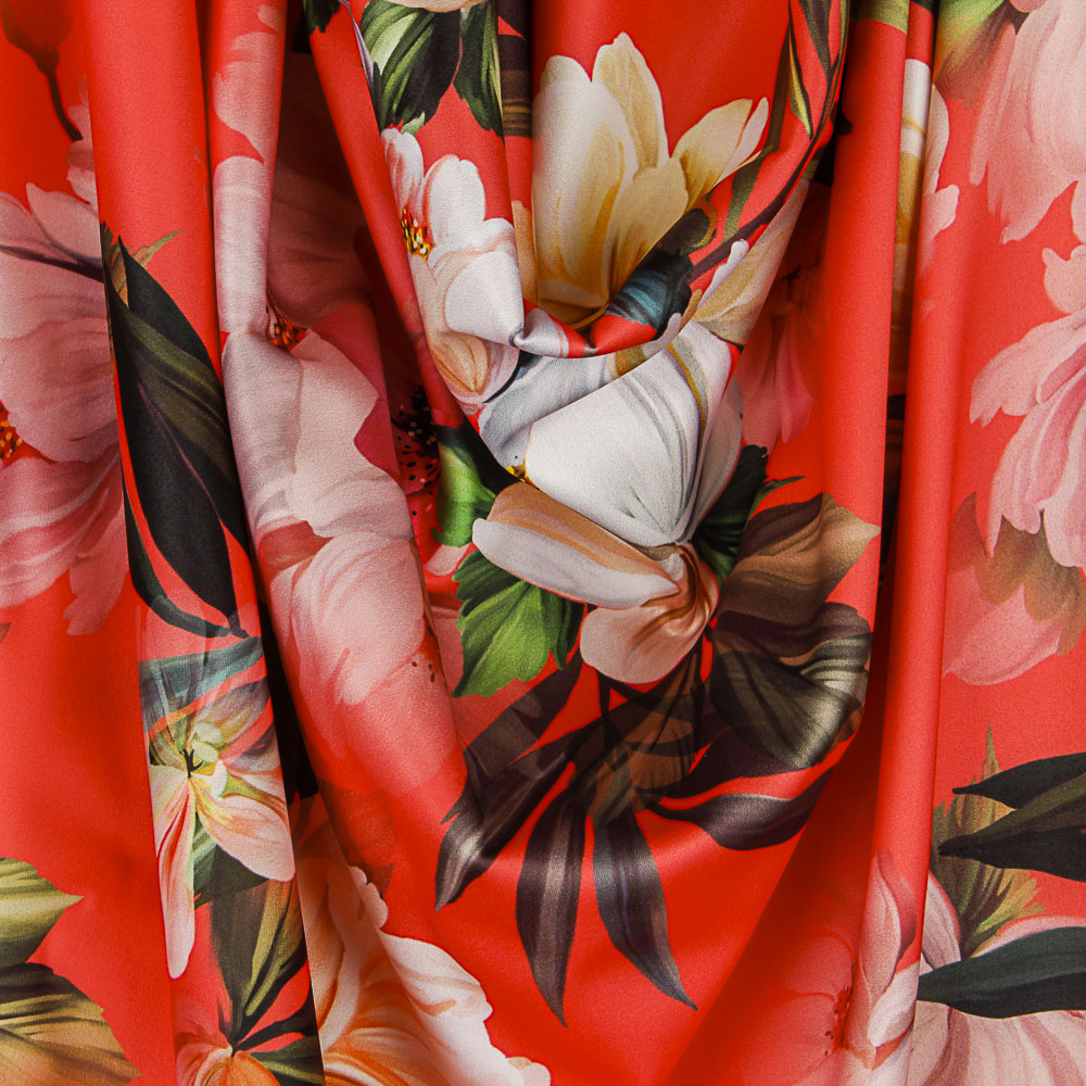 Fama Stretch Flores Coral - Ribes y Casals