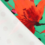 Fama Strecht Flores Lunar Verde - Ribes y Casals