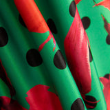 Fama Strecht Flores Lunar Verde - Ribes y Casals