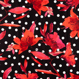 Fama Strecht Flores Lunar Negro - Ribes y Casals