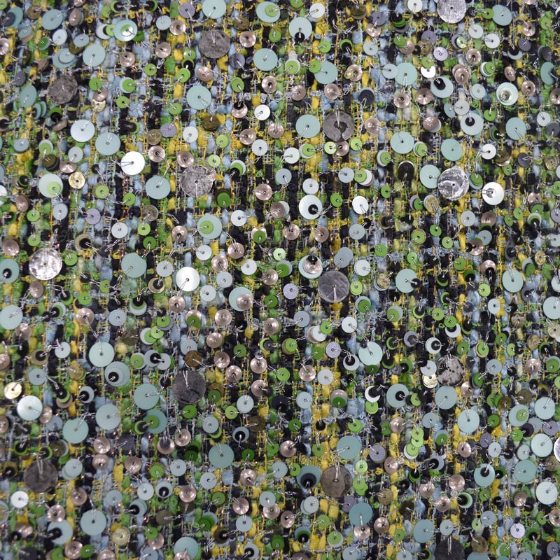 Fantasía Chanel Lentejuela Verde - Ribes y Casals