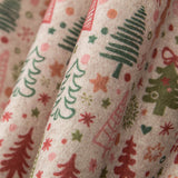 Fieltro Estampado Navidad Árboles Gris - Ribes y Casals