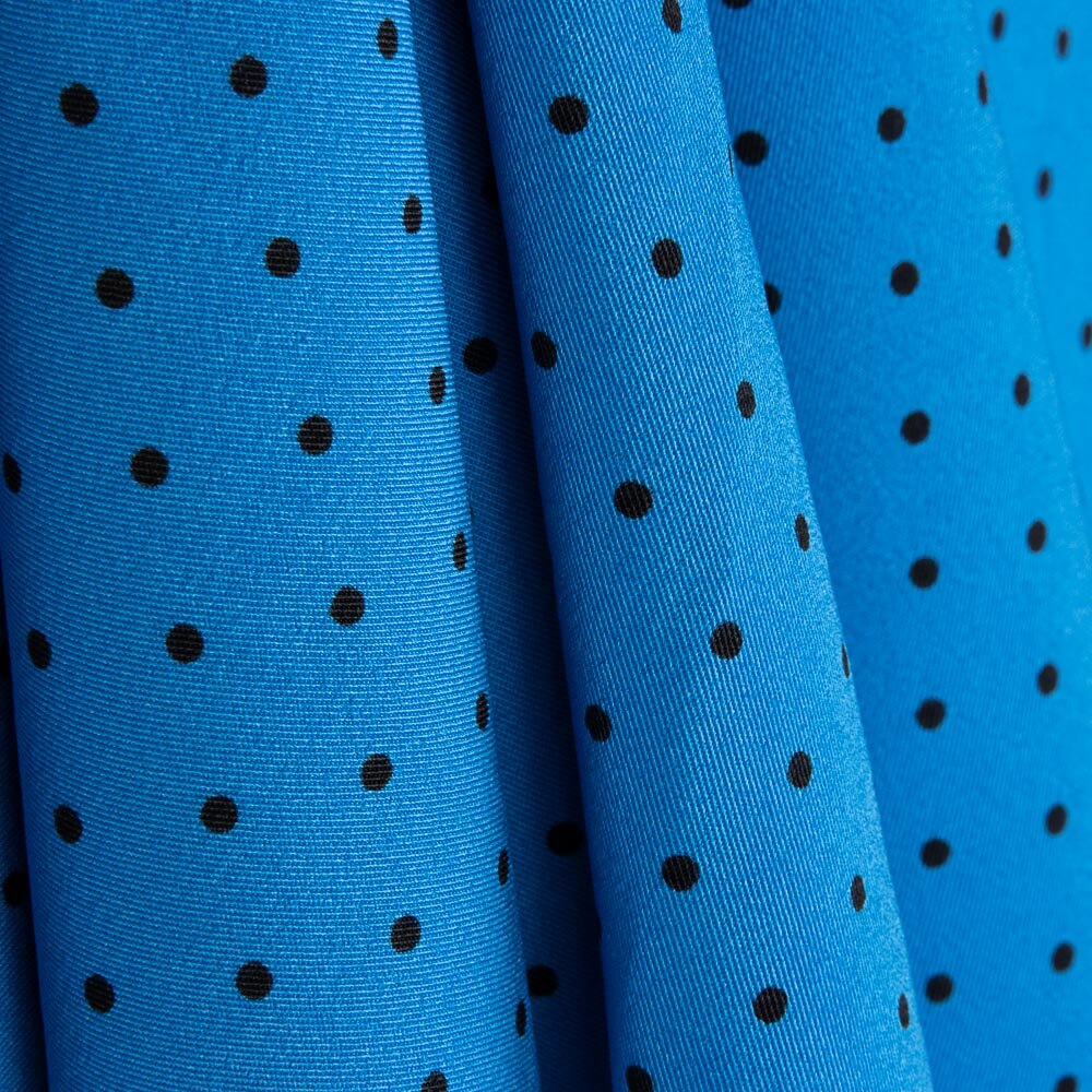 Gabardina Elástica Lunares 3mm Azul-Negro - Ribes y Casals