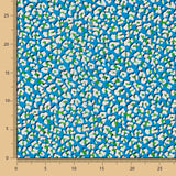 Crep Poliéster Leopardo Azul - Ribes y Casals