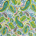 Crepe Poliéster Cachemire Verde Jade - Ribes y Casals