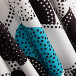 Gabardina Elástica Lunar Punteado Amarillo - Ribes y Casals