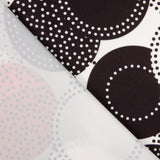 Gabardina Elástica Lunar Punteado Rojo - Ribes y Casals