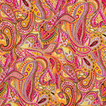 Crepe Poliéster Cachemire Saturado Fucsias - Ribes y Casals