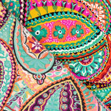 Crepe Poliéster Cachemire Saturado Verde Jade - Ribes y Casals