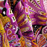 Crepe Poliéster Mariposa Magenta - Ribes y Casals