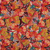 Crepe Poliéster Mariposa Coral - Ribes y Casals