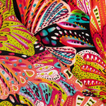 Crepe Poliéster Mariposa Coral - Ribes y Casals