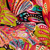 Crepe Poliéster Mariposa Coral - Ribes y Casals