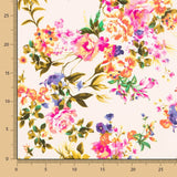 Crepe Floral Crudo - Ribes y Casals